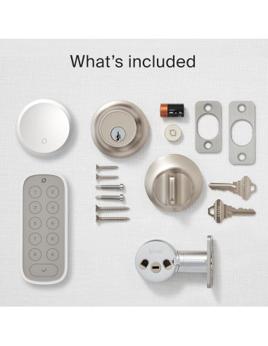 Cerradura Inteligente Level Lock con Teclado - Wi-Fi - Negro