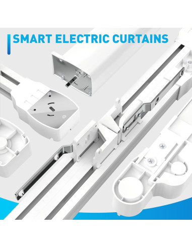 Cortinas Eléctricas Inteligentes AUGBLINDS 70-129" Ajustables