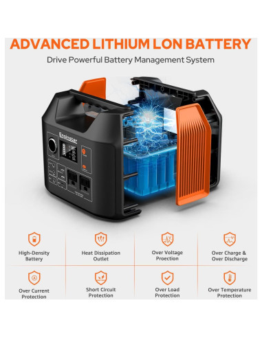 Estación de Energía Portátil EnginStar 300W 296Wh 80000mAh