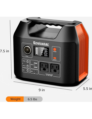 Estación de Energía Portátil EnginStar 300W 296Wh 80000mAh