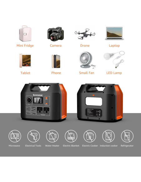 Estación de Energía Portátil EnginStar 300W 296Wh 80000mAh