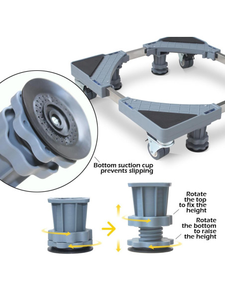 Carro Dolly Ajustable MaxWorks 50562 para Muebles 181 kg