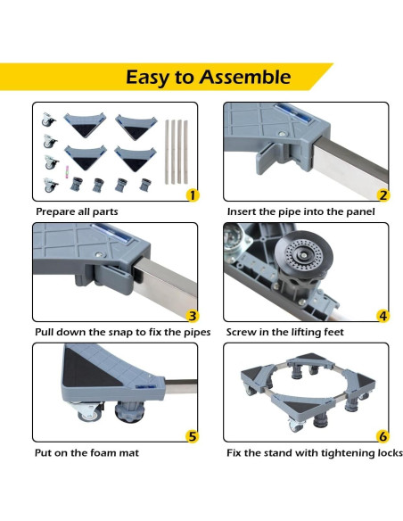 Carro Dolly Ajustable MaxWorks 50562 para Muebles 181 kg