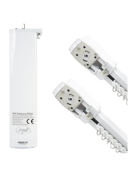 Motor de Cortina Inteligente PNI PT923 WiFi 48W Control Remoto