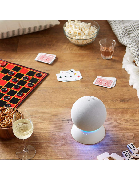 Base de Batería para Echo 4ta Gen - Portátil y Blanca