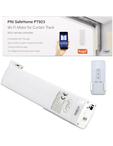 Motor de Cortina Inteligente PNI PT923 WiFi 48W Control Remoto