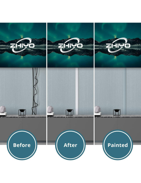 Kit Ocultador de Cables ZhiYo 172.72cm Blanco 4 Secciones