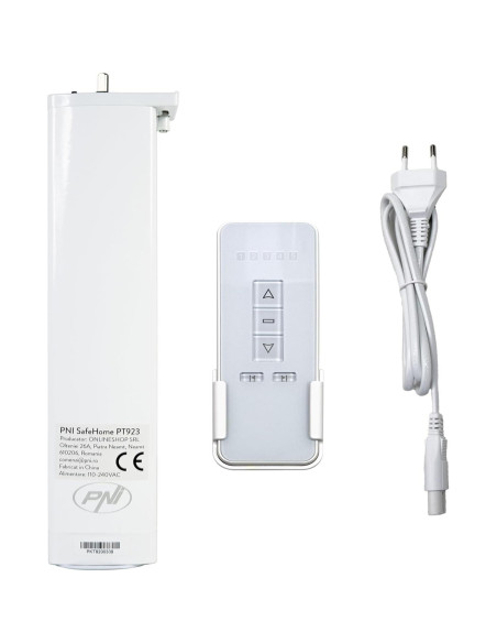 Motor de Cortina Inteligente PNI PT923 WiFi 48W Control Remoto