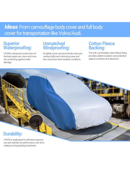 Cubierta SUV Season Guard Hyvek Impermeable 523 cm