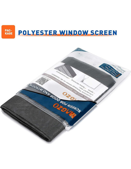 Malla de Reemplazo MAGZO 121x251 cm para Ventana Negra