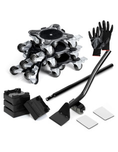 Elevador de Muebles HONGKEN - Juego 4 Ruedas 2000 kg