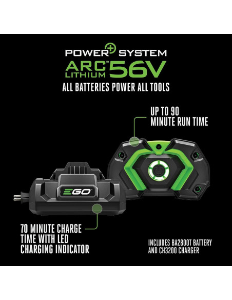 Soplador de Hojas EGO Power+ 765 CFM 56V Batería 5.0Ah