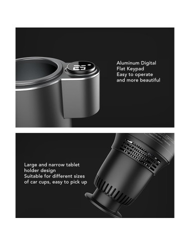 Calentador Enfriador de Tazas 2-en-1 Pyhodist 12V Portátil