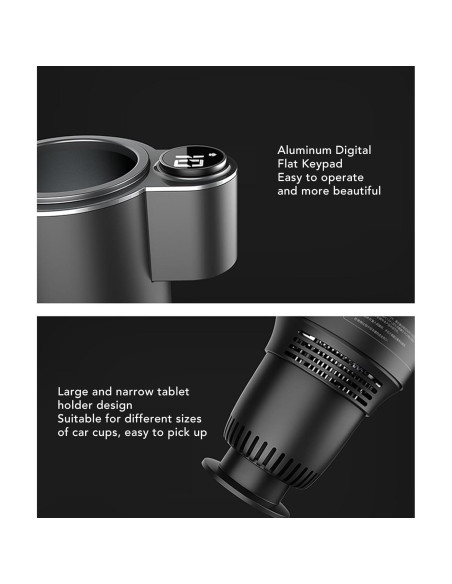 Calentador Enfriador de Tazas 2-en-1 Pyhodist 12V Portátil