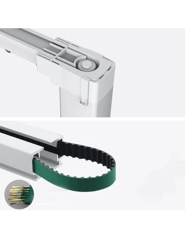 Cortinas Eléctricas Inteligentes DNYSYSJ 6M con Control Remoto