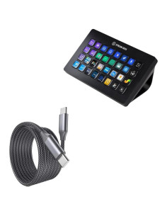 Cable BoxWave USB-C a USB-C 3m 100W para Elgato Stream Deck XL