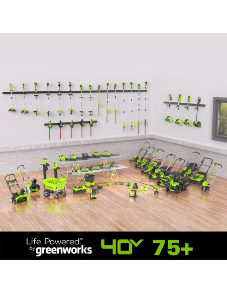 Soplador Axial Inalámbrico Greenworks 40V 2.5Ah 390 CFM