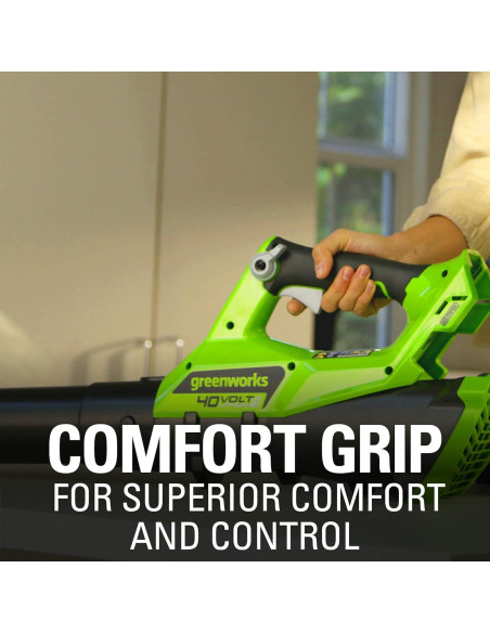 Soplador Axial Inalámbrico Greenworks 40V 2.5Ah 390 CFM