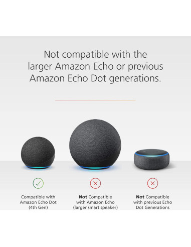 Soporte para Amazon Echo Dot 4ta y 5ta Generación - Lila