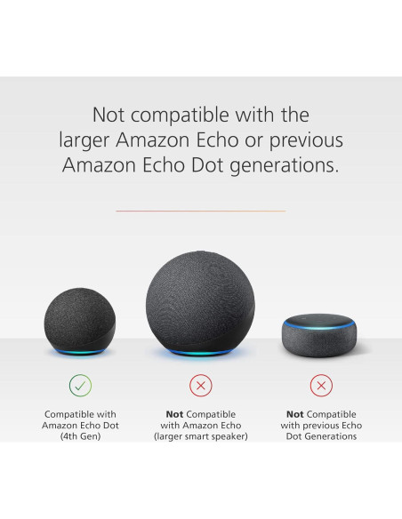 Soporte para Amazon Echo Dot 4ta y 5ta Generación - Lila