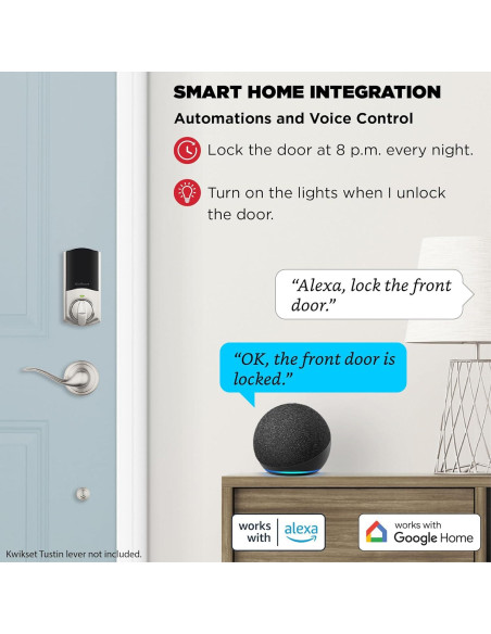 Cerradura Inteligente Kwikset Halo Touch Wi-Fi con Huella Dactilar