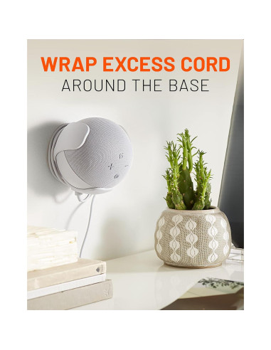 Soporte de pared para Amazon Echo Dot 5ta Gen - Blanco