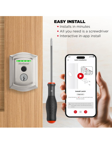 Cerradura Inteligente Kwikset Halo Touch Wi-Fi con Huella Dactilar