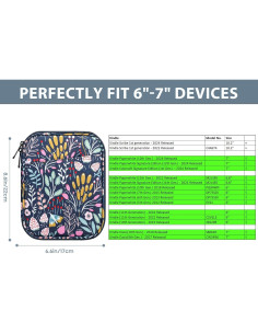 Funda TiMOVO para Kindle 6-7" Colorida con Bolsillos 2