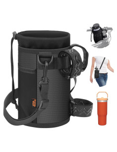 Soporte para Botella de Agua Desing Wish 32-40oz Negro