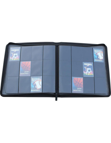 Álbum de Tarjetas WINTRA 720 Bolsillos Negro Doble Cara