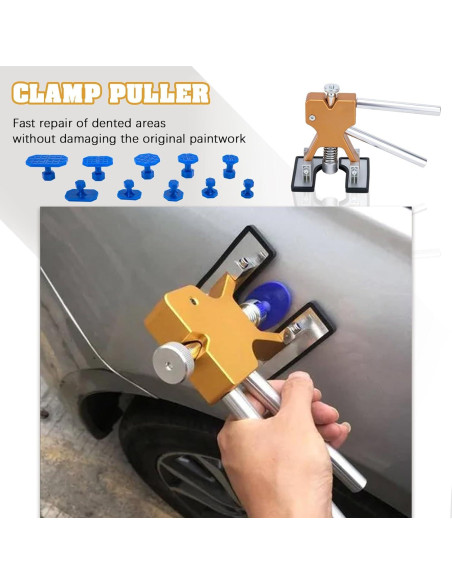 Kit de reparación de abolladuras SZLYYDS 102 piezas profesional