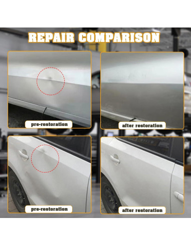 Kit de reparación de abolladuras SZLYYDS 102 piezas profesional