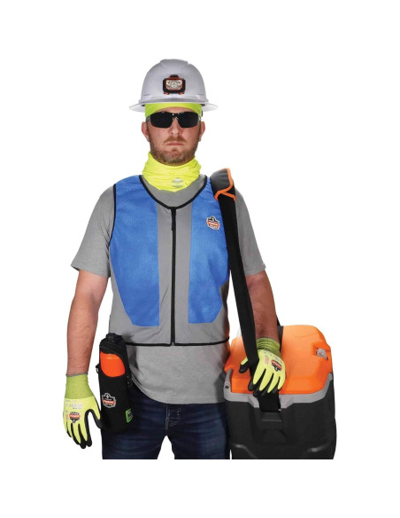 Chaleco Refrigerante Ergodyne Chill-Its 6667 PVA Azul Grande