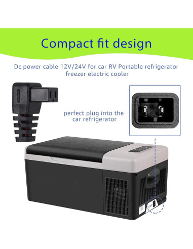 Cable de Alimentación 12V/24V para Refrigerador Basysion 3m