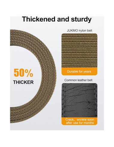 Cinturón de Golf JUKMO Táctico Nylon Automático Mediano