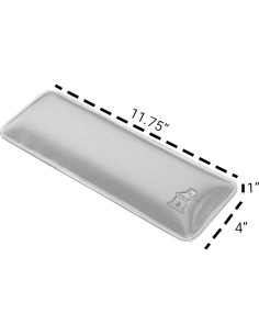 Reposamuñecas Bailey Compact Castle - Cuero Ergonómico 30 cm 2