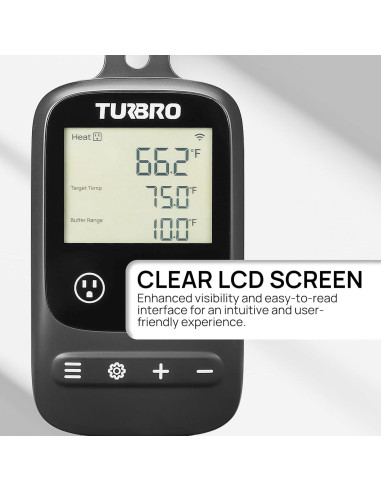 Controlador de Temperatura Inteligente TURBRO TC01 WiFi 100-240V