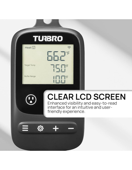 Controlador de Temperatura Inteligente TURBRO TC01 WiFi 100-240V