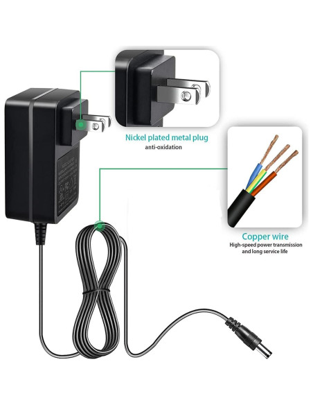 Adaptador de corriente 26V para aspiradora MOOSOO XL-618A