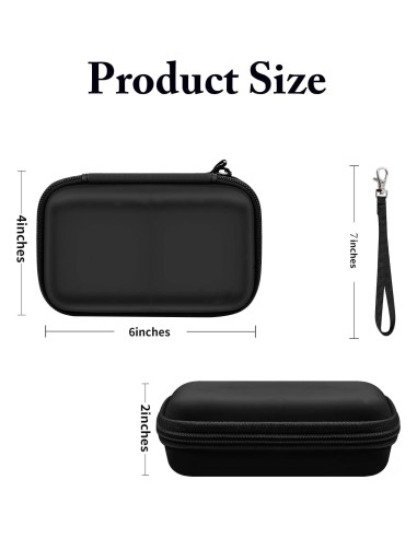 Funda de viaje Kenkor para cargador Anker 3 en 1 (Negro)