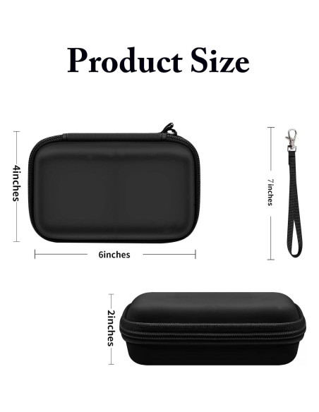 Funda de viaje Kenkor para cargador Anker 3 en 1 (Negro)