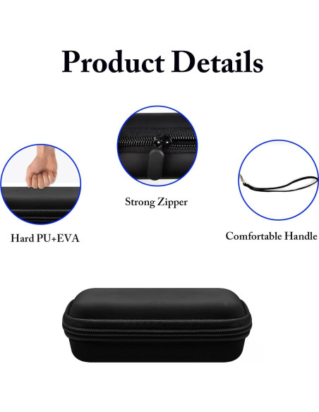 Funda de viaje Kenkor para cargador Anker 3 en 1 (Negro)