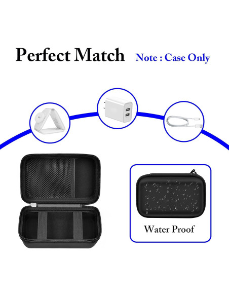 Funda de viaje Kenkor para cargador Anker 3 en 1 (Negro)