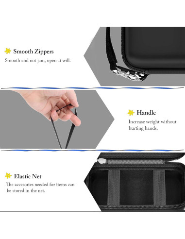 Funda de viaje Kenkor para cargador Anker 3 en 1 (Negro)