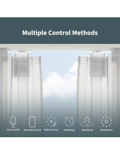 Motor de Cortina Inteligente Aqara E1 Plus con Hub M2 2