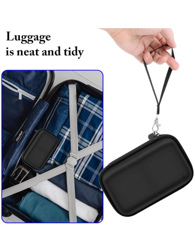 Funda de viaje Kenkor para cargador Anker 3 en 1 (Negro)