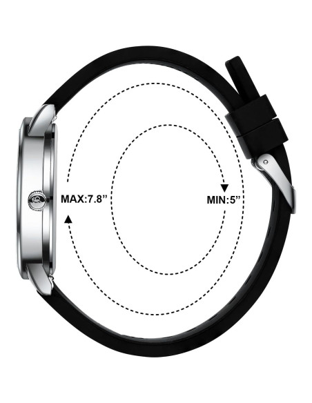 Reloj de enfermera Blekon SS-0794 - Resistente al agua 3 ATM