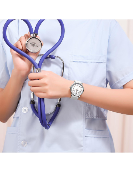 Reloj de enfermera Blekon SS-0794 - Resistente al agua 3 ATM