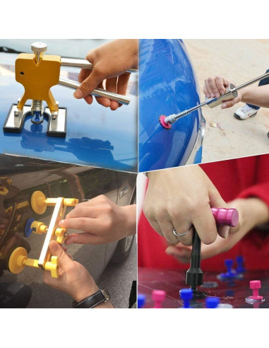 Kit de Reparación de Abolladuras Sin Pintura GLISTON 89 Piezas