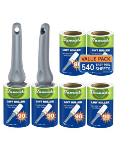 Rodillo Adhesivo Bamada para Pelos de Mascota 540 Hojas